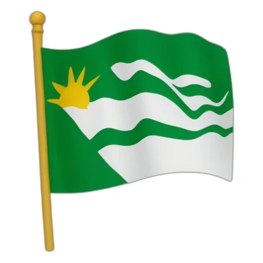 Azad kashmir flag sticker