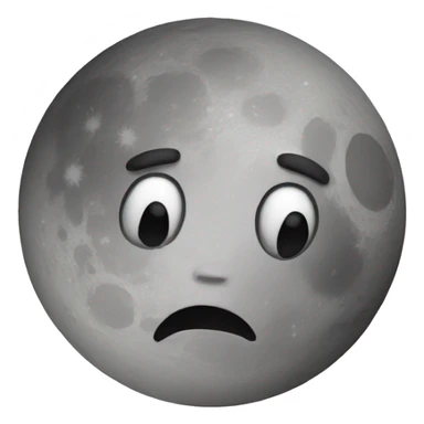 moon existential crisis sticker