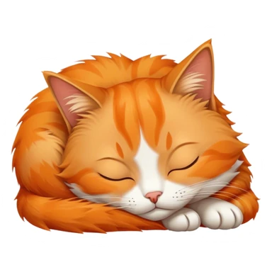 Cat sleeping  sticker