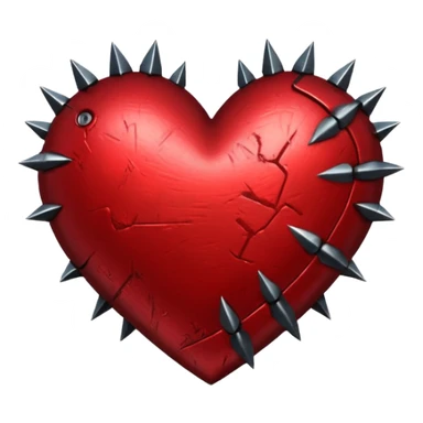 punk heart sticker