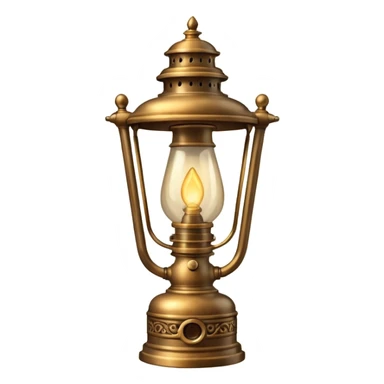 vintage gas lamp sticker