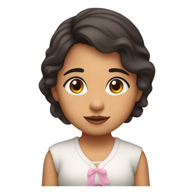 Niña morena  sticker