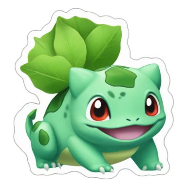 Bulbasaur pokemon sticker