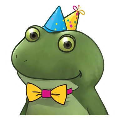 bufo excited! sticker