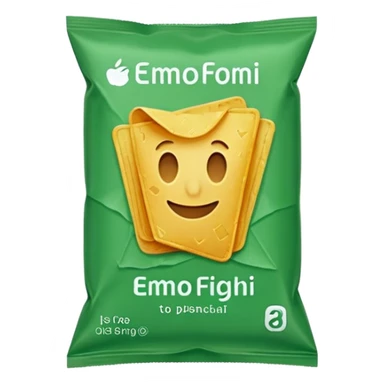 green pacaged chip without writing sticker