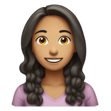 Pretty excited Latina girl who wants her boyfriend sticker