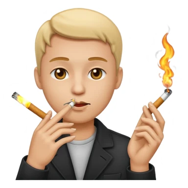 fait moi un pack demojis De fumeur sticker