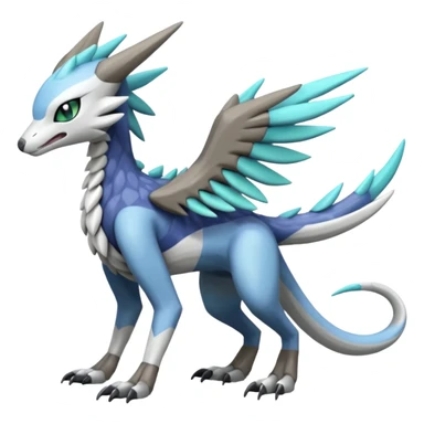 Meloetta-Sergal-Trico-Palkia-Dialga-hybrid-fusion-Fakémon-creature, full body sticker