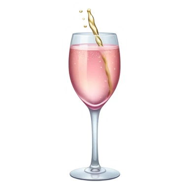 pink champagne  sticker