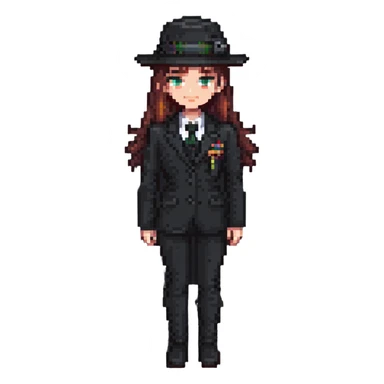 Штирлиц in a spy-themed outfit sticker