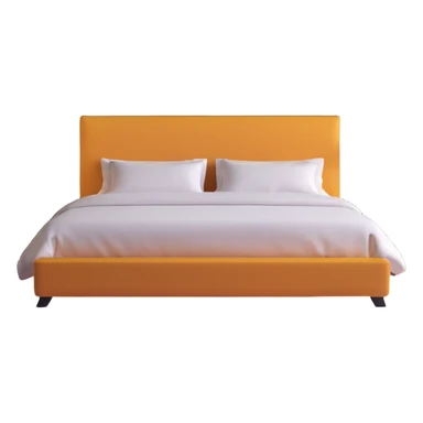 spacious modern bedroom with elegant furniture, mood lighting, king bed, stylish decor sticker