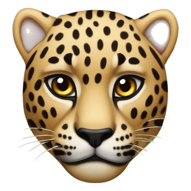 Leopardo al lado de una pantera sticker