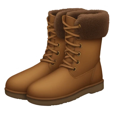Brown boots uggs sticker