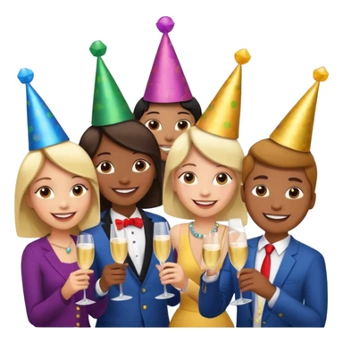 find friends at social events sticker