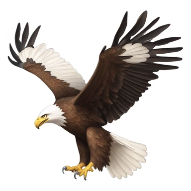 Eagles flying sticker