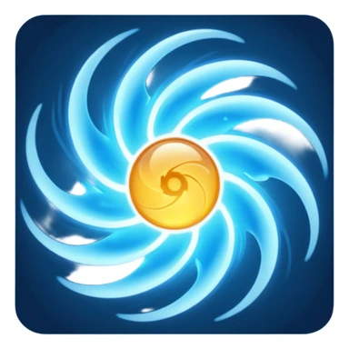 magic blast blue vfx sticker