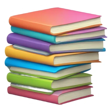 Stack of notebook sticker