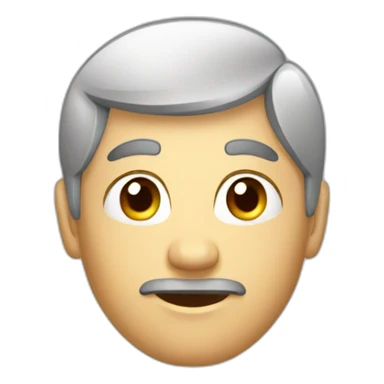 Russian ruble in the style of apple Emojis sticker