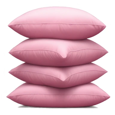 a pile of pink pillows sticker