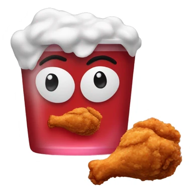 Fried Chicken With Kool Aid sticker