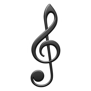 Music clef sticker