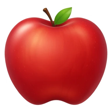 the concept of 'couple days' represented as an apple emoji style icon sticker