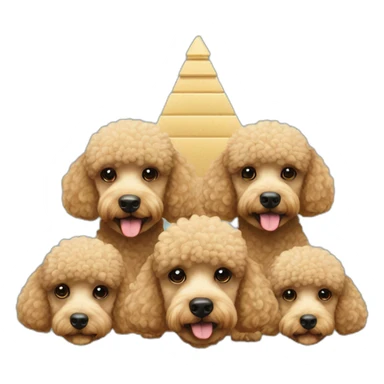 poodle pyramid ingushetia january sticker