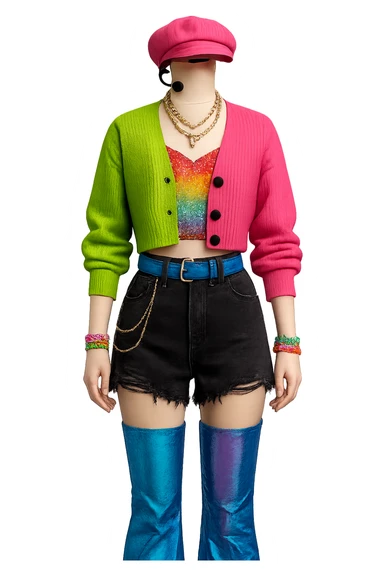 kpop stage outfit sticker