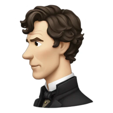 benedict cumberbatch sherlock holmes sticker