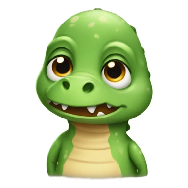 sad dinosaur sticker