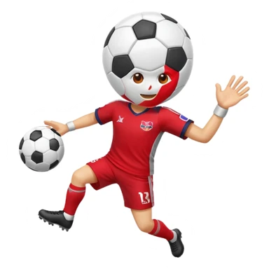 Red bull imogi for soccer match sticker