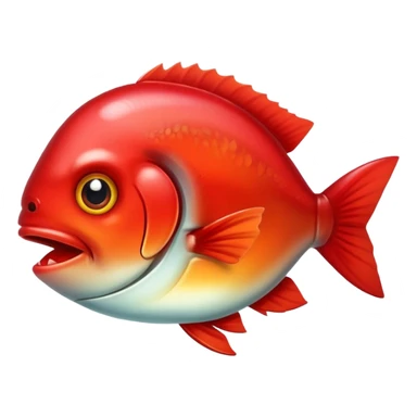 piranha cute sticker