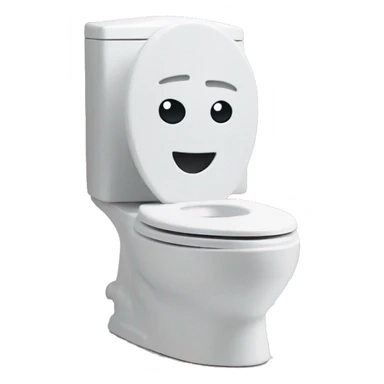 sigma toilet with a head coming out sticker