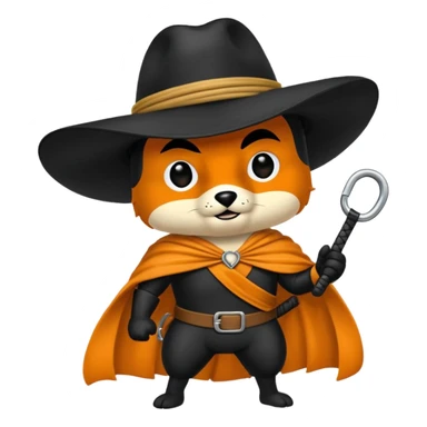 Diseña un Zorro saludando  sticker