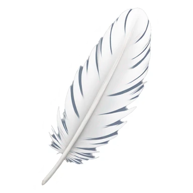 dove feather sticker