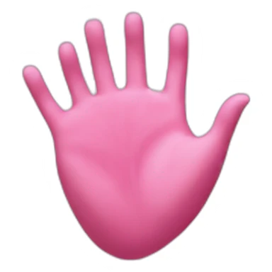 heart hands pink sticker