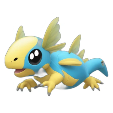 Léviator pokemon bleue sticker