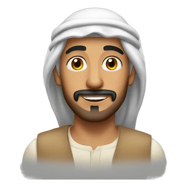 Arabian man sticker