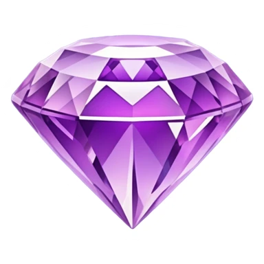 Purple diamond sticker