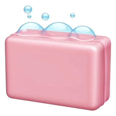 Light pink soap bar sticker