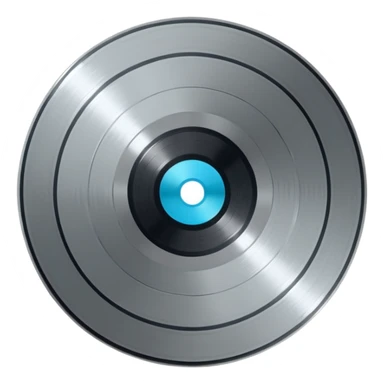 platinum vinyl with an apartment logo in the middle sticker