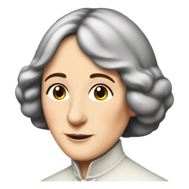 George Eliot (real name Mary Ann Evans) british writer sticker