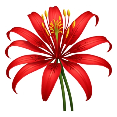 Red spider lily sticker