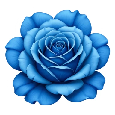 Blue roses sticker