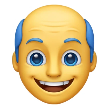 Blue sigma emoji mewing sticker