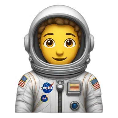 Astronaut footwear engineer sticker