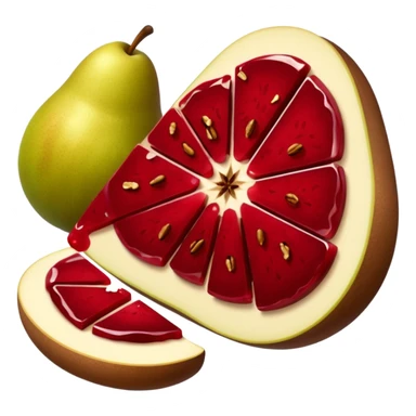 jam pear and wallnut  sticker