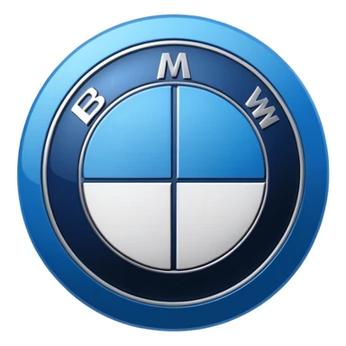 Bmw symbol real without double layer  sticker