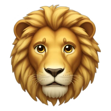 gigantic lion sticker