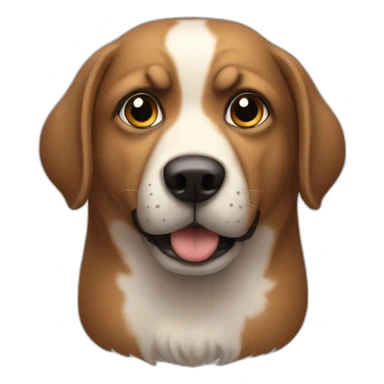 perro con manchas sticker